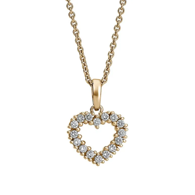 David-Andersen Kun Anheng-Anheng, Diamanthjerte 0,25Ct