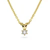 David-Andersen Halssmykker Til Barn-Anheng, Min Forste Diamant 0,05 Ct