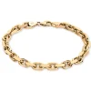 David-Andersen Gullarmbånd-Armbånd, Anker 5 Mm