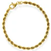 David-Andersen Gullarmbånd-Armbånd, Cordel 2,7 Mm