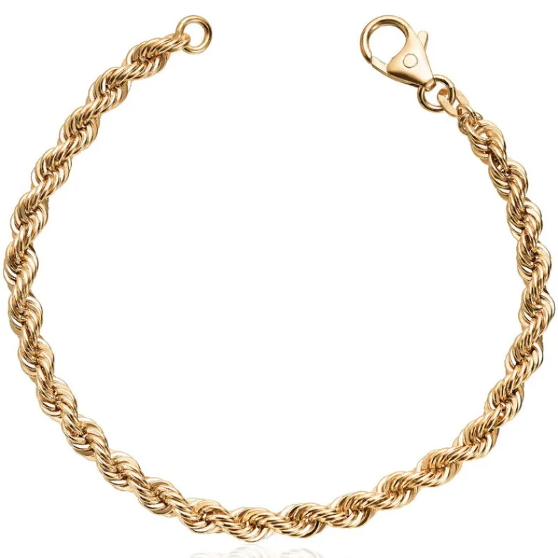 David-Andersen Gullarmbånd-Armbånd, Cordel 4,4Mm