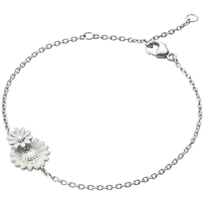 Georg Jensen Sølvarmbånd-Armbånd, Daisy Hvit