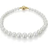 David-Andersen Perlearmbånd-Armbånd, Ferskvannsperler 3,5-9 Mm