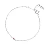 Efva Attling Sølvarmbånd-Armbånd, Micro Blink - Rosa Safir
