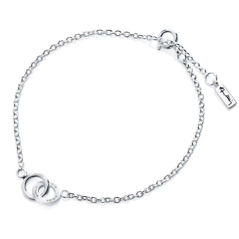 Efva Attling Sølvarmbånd-Armbånd, Mini Twosome