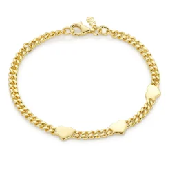 David-Andersen Sølvarmbånd-Armbånd, Panserhjerte