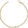 David-Andersen Gullarmbånd-Armbånd, Singapore 2,2 Mm