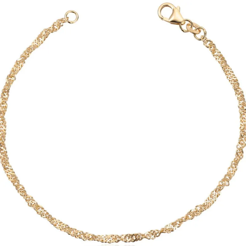 David-Andersen Gullarmbånd-Armbånd, Singapore 2,2 Mm