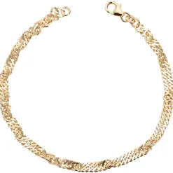David-Andersen Gullarmbånd-Armbånd, Singapore 3,4 Mm