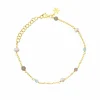 Susanne Friis Bjørner Sølvarmbånd-Armbånd, Stenmix - Amazonite, Gra Manesten Og Perler