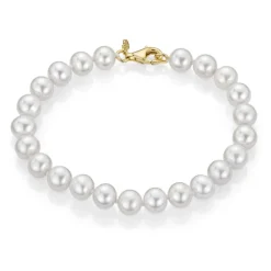 David-Andersen Perlearmbånd-Armbånd, Stjernestov Ferskvannsperler 7Mm