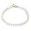 David-Andersen Sølvarmbånd-Armbånd, Stjernestov Ferskvannsperler 4Mm