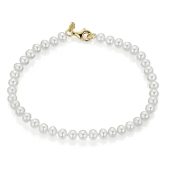 David-Andersen Sølvarmbånd-Armbånd, Stjernestov Ferskvannsperler 4Mm