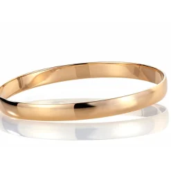 David-Andersen Gullarmbånd-Armring, Buet Massiv 7 Mm