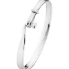 Georg Jensen Sølvarmbånd-Armring, Torun Solv Med Diamanter