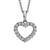 David-Andersen Kun Anheng-Diamanthjerte, 0,75 Ct