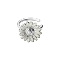 Georg Jensen Ear Cuffs-Ear Cuff, Daisy Hvit