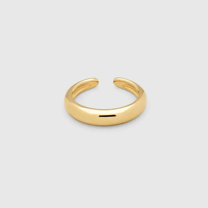 Tom Wood Sølvøredobber-Ear Cuff, Slim Gold