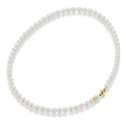 Gellner Halssmykker Med Perle-Kjede, Akoyaperler 6-6,5 Mm