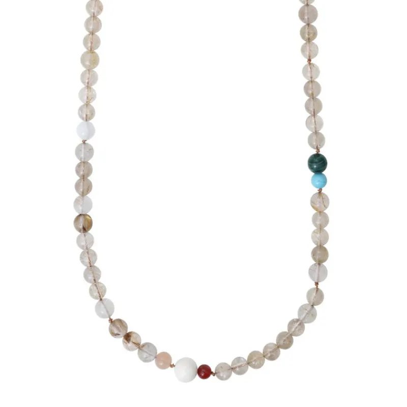 Ole Lynggaard Copenhagen Halssmykker Med Fargesten-Kjede, Collier Lace Med Fargestener