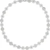 Georg Jensen Halssmykker I Gull-Kjede, Daisy Hvit
