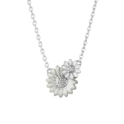 Georg Jensen Anheng Med Kjede-Kjede, Daisy Hvit