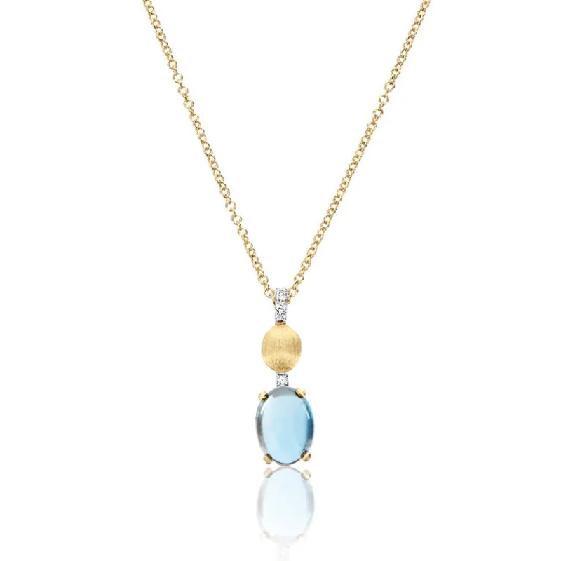 Nanis Anheng Med Kjede-Kjede, Dancing Tourmalines London Bla Topas