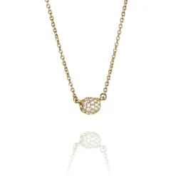 Efva Attling Anheng Med Kjede-Kjede, Love Bead Diamanter