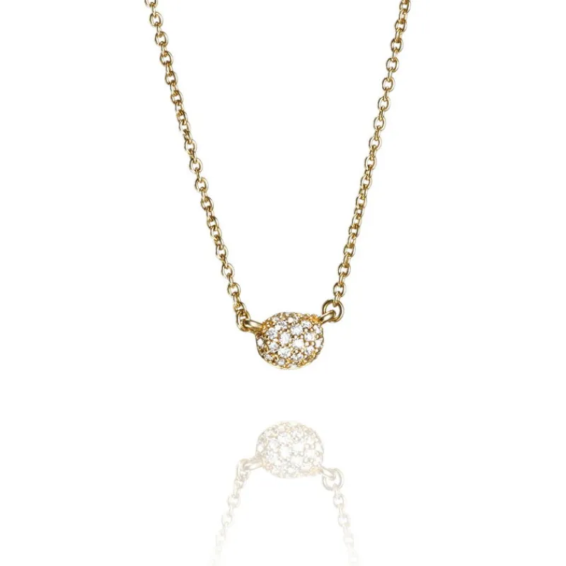 Efva Attling Anheng Med Kjede-Kjede, Love Bead Diamanter