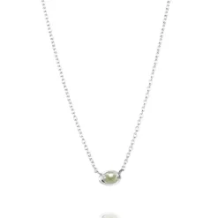 Efva Attling Anheng Med Kjede-Kjede, Love Bead Green Quartz