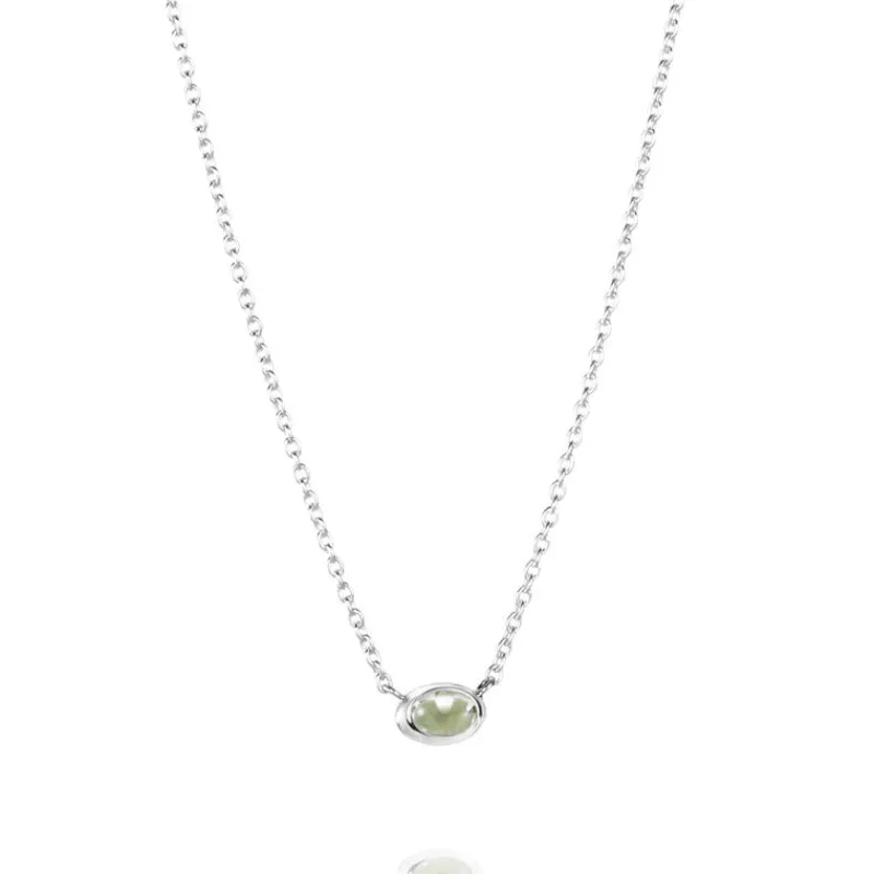 Efva Attling Anheng Med Kjede-Kjede, Love Bead Green Quartz