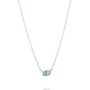 Efva Attling Anheng Med Kjede-Kjede, Love Bead Topaz