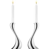 Georg Jensen Home Bryllupsgaver-Lysestaker, Cobra Medium 2 Stk