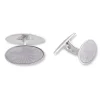 David-Andersen Mansjettknapper-Mansjettknapper, Oval Gra