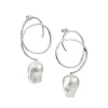 Efva Attling Sølvøredobber-Orepynt, Curly Pearly Ear