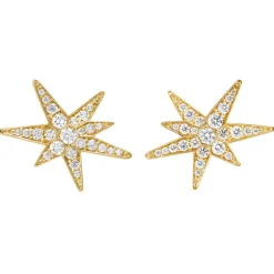 Ole Lynggaard Copenhagen Diamantøredobber-Orepynt, Funky Stars Sma