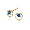 David-Andersen Barnesmykker-Orepynt, Hjerter Med Safir