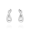 Georg Jensen Sølvøredobber-Orepynt, Infinity