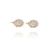 Efva Attling Gulløredobber-Orepynt, Love Bead Diamanter