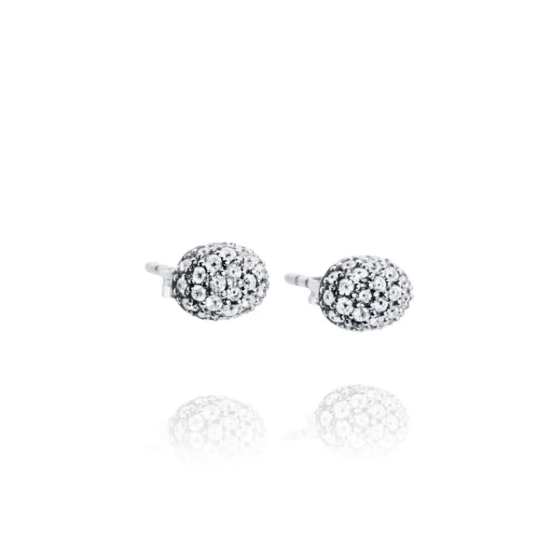 Efva Attling Gulløredobber-Orepynt, Love Bead Diamanter
