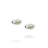 Efva Attling Sølvøredobber-Orepynt, Love Bead Green Quartz