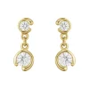 Georg Jensen Gulløredobber-Orepynt, Mercy 0,40 Ct