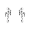 Georg Jensen Sølvøredobber-Orepynt, Moonlight Grape Sma