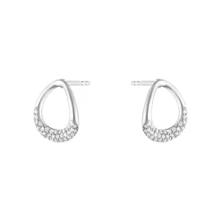 Georg Jensen Sølvøredobber-Orepynt, Offspring Med Diamanter