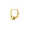 Georg Jensen Gulløredobber-Orepynt, Reflect (Liten)