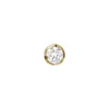 Georg Jensen Gulløredobber-Orepynt, Signature Diamonds 0,10 Ct