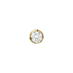 Georg Jensen Gulløredobber-Orepynt, Signature Diamonds 0,10 Ct