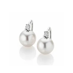 Gellner Gulløredobber-Orepynt, Sydhavsperler (9-10Mm) Og Diamanter