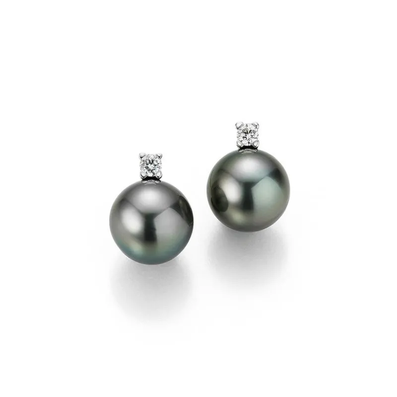 Gellner Gulløredobber-Orepynt, Tahitiperler (9-10Mm) Og Diamanter