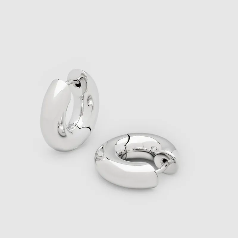 Tom Wood Konfirmasjongave Til Gutter-Øreringer, Chunky Hoops Small